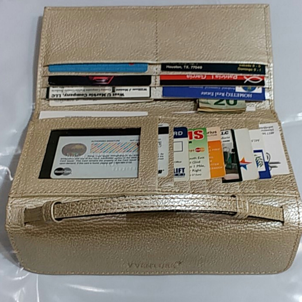 Full Grain Leather Women Clutch Wallet